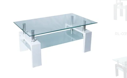 Coffee Table w/ Glass