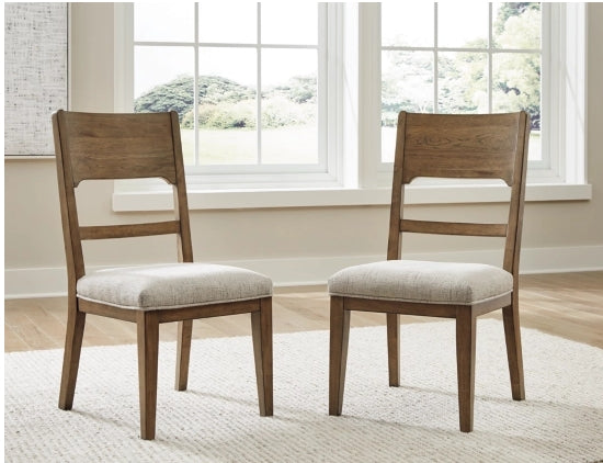 Cabalynn 9 PC Dining Set (1 extended table + 8 uphigh dining chairs)