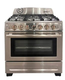 BIZT 30" GAS RANGE 5 BURNERS, ELEC. IGNITE