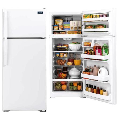 Crosley 18 Cuft T/M Refrigerator (White)