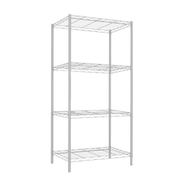 4 Tier Wire Shelf (White)