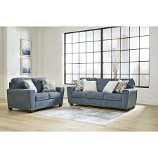 Cashton/Blue Sofa & Loveseat / Sofa Sleeper