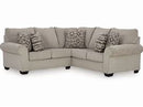 CLAIREAH/UMBER ARMLESS CHAIR, RAF SOFA & LAF LOVESEAT