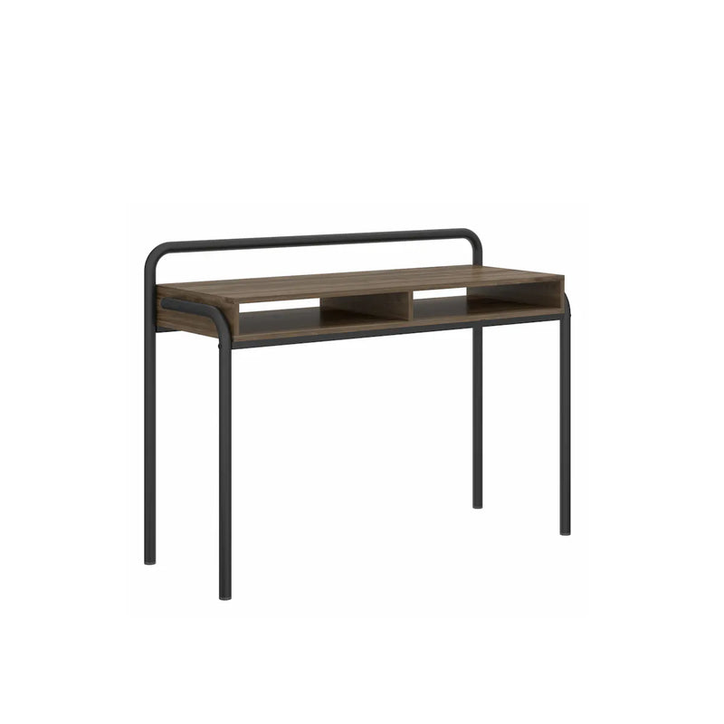 OFFICE DESK (DARK WALNUT/BLACK)