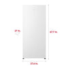 Mora 13.6 CF Upright Freezer, Convertible, Garage Ready
