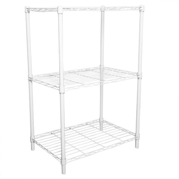 3 Tier Wire Shelf (White)