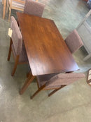 LEWIS DINETTE SET (CIGAR/BROWN)