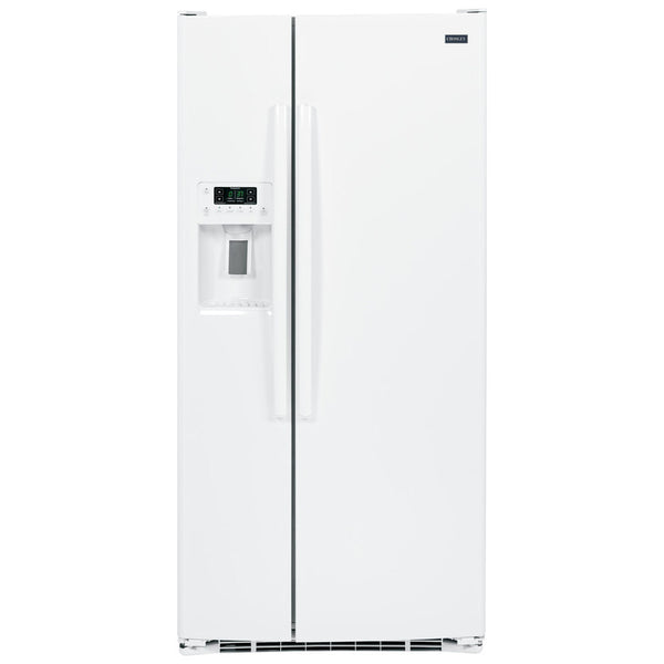 CROSLEY 23 CUFT SIDE BY SIDE REFRIGERATOR (WHITE)