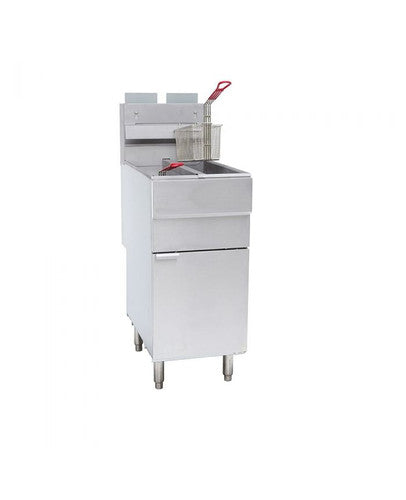 Floor Standing Fryer ,35-40LBS, NPT L.P. Gas, 90.000 BTU